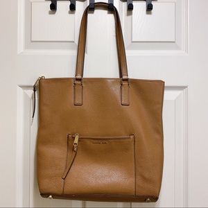 🔸Michael Kors Brown Leather Tote Bag
